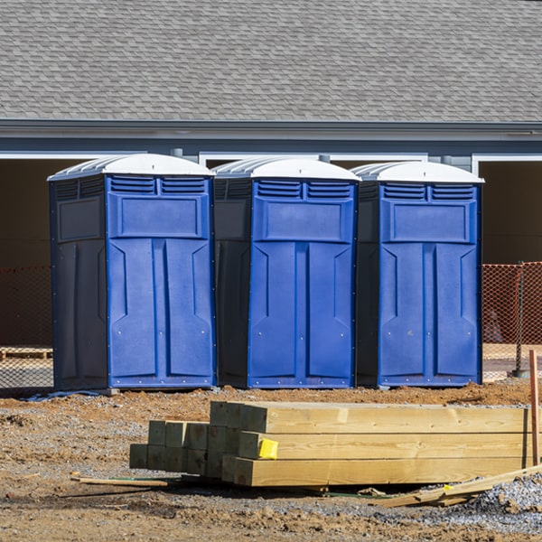 are there any restrictions on where i can place the porta potties during my rental period in Mazie Kentucky